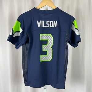 Seahawks Wilson #3 Youth Medium 10/12 Football Jersey Sports NFL Team Apparel